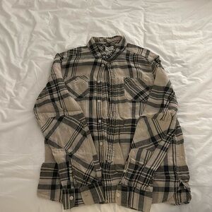 Men’s All Saints Long-sleeve flannel shirt - Large